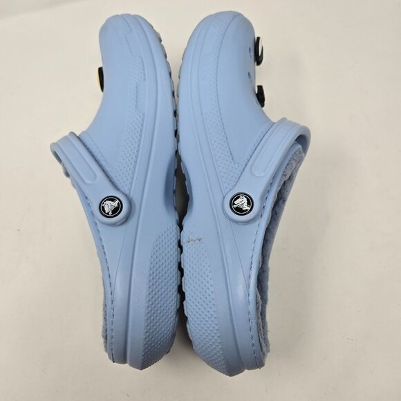Crocs mens size 11 light blue calcite classic lined clog golf jibbitz shoes main image 7